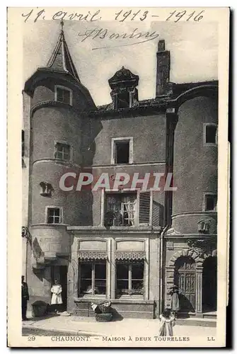 Cartes postales Chateau Chaumont Maison a deux tourelles