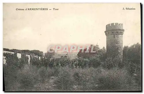 Cartes postales Chateau d'Armentieres Tour