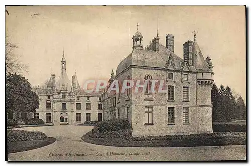 Cartes postales Chateau d'Esclimont Cour d'honneur