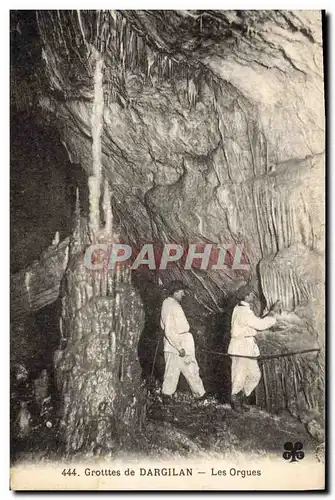 Ansichtskarte AK Grotte Grottes de Dargilan Les orgues