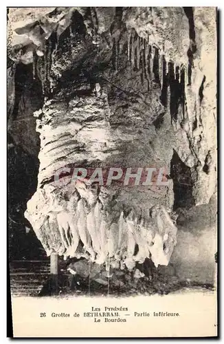 Ansichtskarte AK Grotte Grottes de Betharram Partie inferieure Le Bourdon