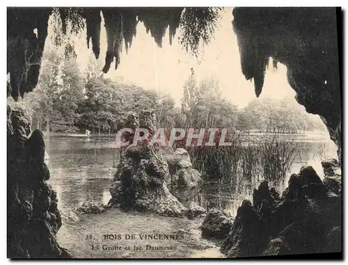 Ansichtskarte AK Grotte de Daumesnil Bois de Vincennes Grottes