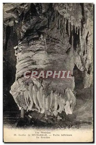 Ansichtskarte AK Grotte Grottes de Betharram Partie inferieure Le Bourdon