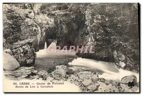 Ansichtskarte AK Grotte de Palasset Route de Luz a Gavarnie Gedre Grottes