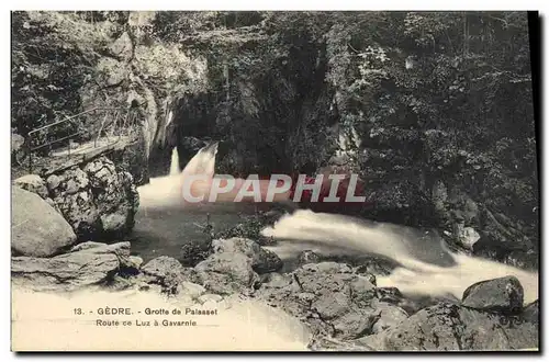 Ansichtskarte AK Grotte de Palasset Route de Luz a Gavarnie Gedre Grottes