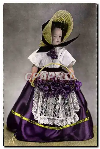 Cartes postales moderne Fantaisie Enfant Poupee Costume regional La Toulousaine