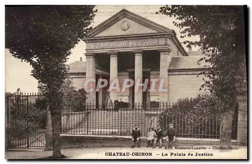 Cartes postales Palais de justice Chateau Chinon