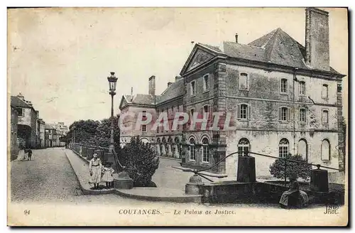 Cartes postales Palais de justice Coutances