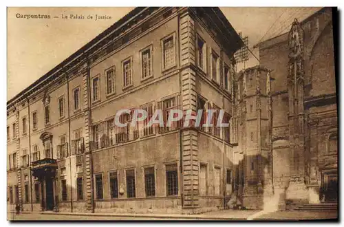 Cartes postales Palais de justice Carpentras