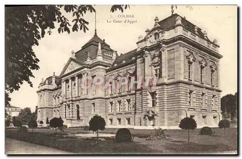 Cartes postales Palais de justice Colmar