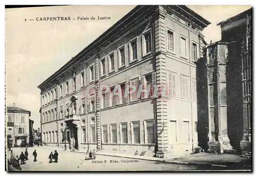 Cartes postales Palais de justice Carpentras