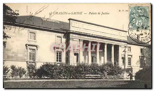 Cartes postales Palais de justice Chalon sur Saone