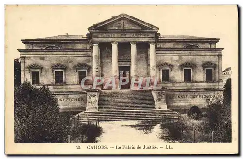 Cartes postales Palais de justice Cahors