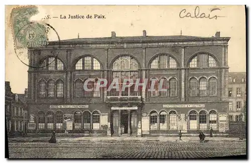 Cartes postales Palais de justice Calais La justice de Paix