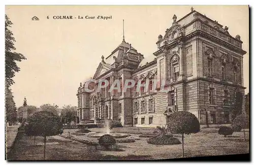 Ansichtskarte AK Palais de justice Colmar La Cour d'Appel