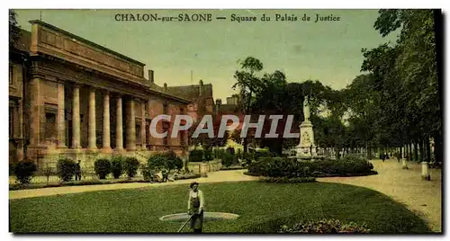 Cartes postales Chalon sur Saone Square du Palais de justice