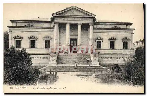 Cartes postales Palais de justice Cahors