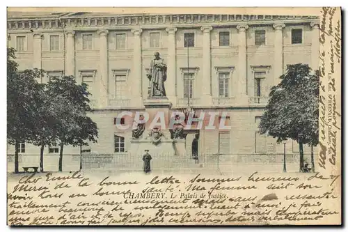 Cartes postales Palais de justice Chambery