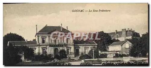 Cartes postales Gognac Cognac la Sous Prefecture