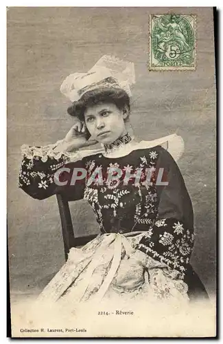 Ansichtskarte AK Folklore Reverie