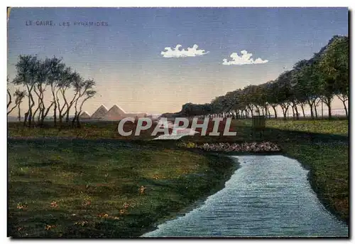 Cartes postales Egypte Egypt La Caire Les Pyramides