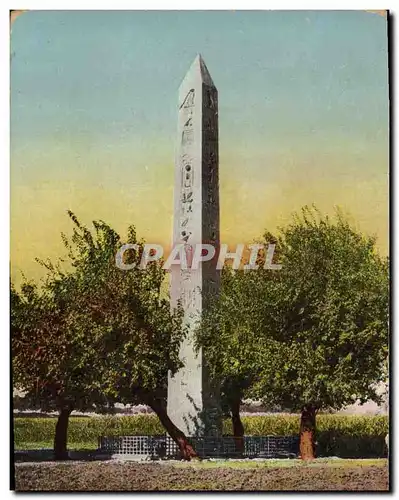 Cartes postales Egypte Egypt Mataria L'obelisque d'Heliopolis