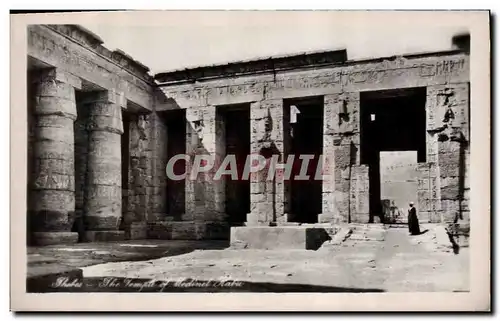 Ansichtskarte AK Egypte Egypt Thebes 1956