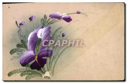 Cartes postales Fantaisie (dessin a la main) Fleurs