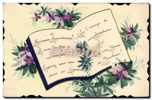 Cartes postales Fantaisie (dessin a la main) Fleurs