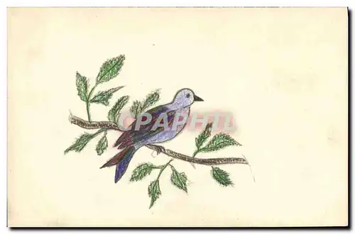 Cartes postales Fantaisie (dessin a la main) Oiseau