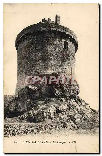 Cartes postales Chateau Fort La Latte Le donjon