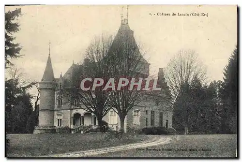 Cartes postales Chateau de Lancin Cote Est