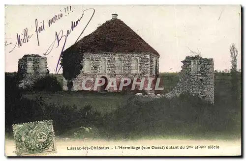 Cartes postales Chateau Lussac les Chateaux L'hermitage