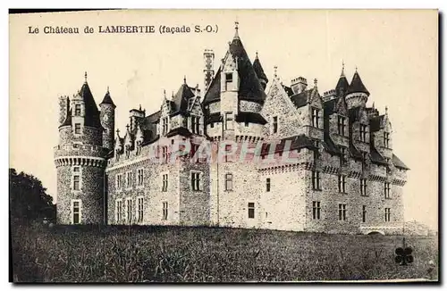 Ansichtskarte AK Chateau de Lambertie