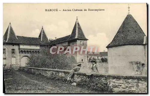 Cartes postales Haroue Ancien Chateau de Bassompierre