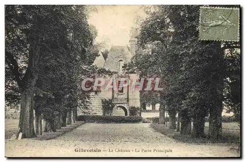 Cartes postales Chateau Porte principale Gillevoisin