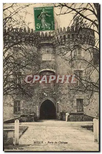 Cartes postales Milly La porte du Chateau