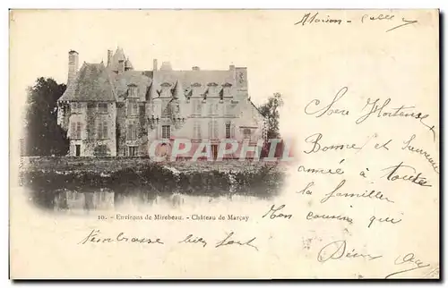 Cartes postales Chateau de Marcay Environs de Mirebeau