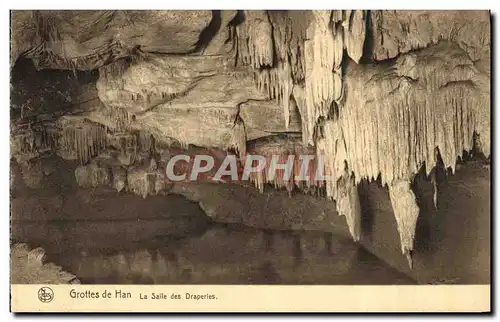 Ansichtskarte AK Grotte Grottes de Han La salle des draperies