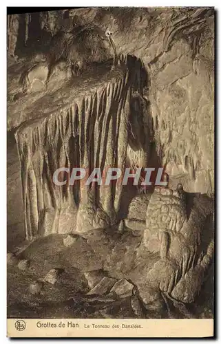 Ansichtskarte AK Grotte Grottes de Han Le tonneau des Danaides