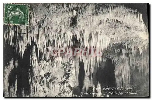 Ansichtskarte AK Grotte Grottes Route de Bougie a Djidjelli Grotte de Dar El Oued