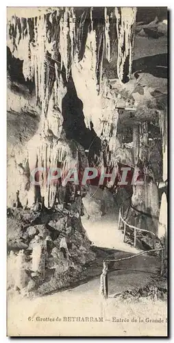 Ansichtskarte AK Grotte Grottes de Betharram Entree de la grande salle
