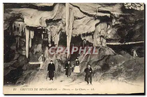 Cartes postales Grotte Grottes de Betharram Decors Le chaos