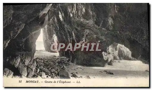 Cartes postales Grotte de l'elephant Morgat Grottes