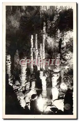 Ansichtskarte AK Grotte Grottes Aven d'Orgnac Stalagmites deviees partie ouest de la salle superieure