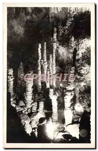 Cartes postales Grotte Grottes Aven d'Orgnac Stalagmites deviees partie ouest de la salle superieure