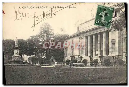 Cartes postales Palais de Justice Chalon sur Saone