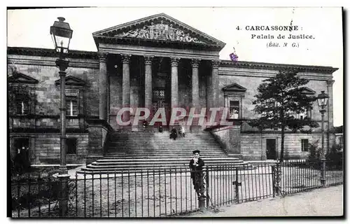 Cartes postales Palais de Justice Carcasonne