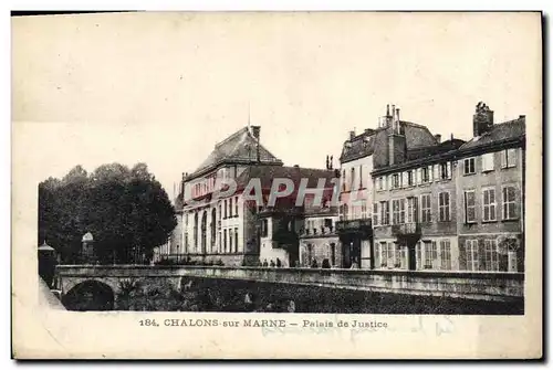 Cartes postales Palais de Justice Chalons sur Saone