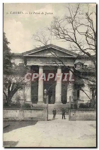 Cartes postales Palais de Justice Castres